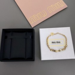 Popular cute bracelet 2023SS MIU MIU Miu Miu